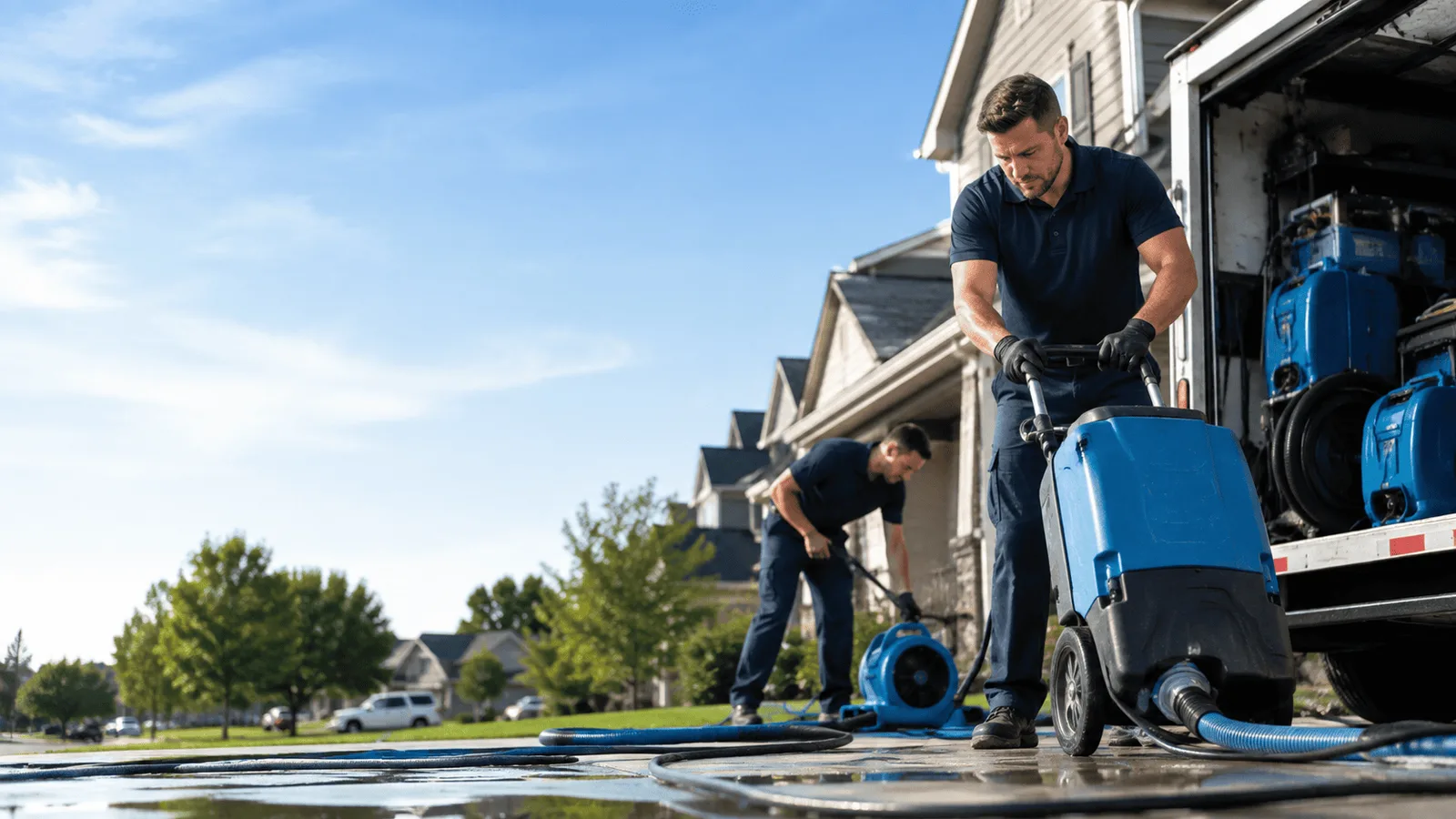 Dehumidification being performed in Alexandria Bay, NY